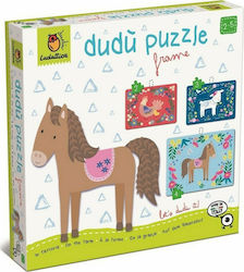 Kids Puzzle Dudu Farm for 2++ Years 4pcs Ludattica