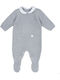 Chicco Baby Bodysuit Set Long-Sleeved Gray