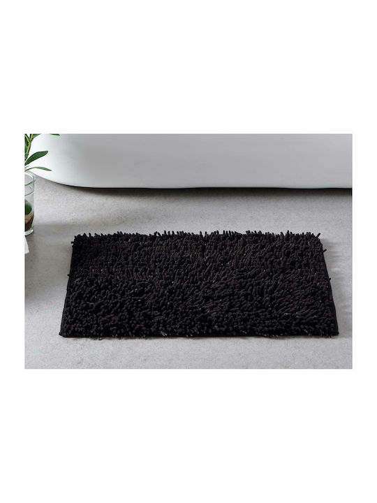 Linea Home Badematte Baumwolle Rechteckig Noodle LH2044001-2 Black 60x90cm