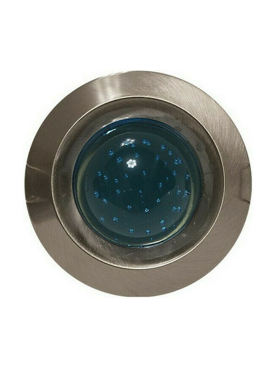 Aca Round Metallic Recessed Spot Silver