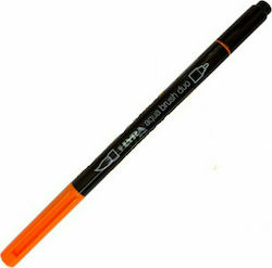 Lyra Aqua Brush Duo Μαρκαδόρος Σχεδίου Πορτοκαλ...