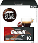 Nescafe Κάψουλες Espresso Buondi Intenso Συμβατές με Μηχανή Dolce Gusto 16caps