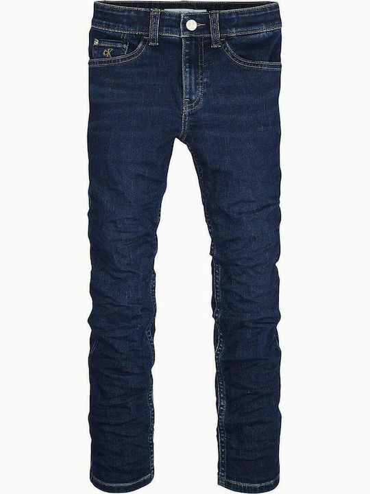 Calvin Klein Παιδικό Τζιν Παντελόνι Navy Μπλε