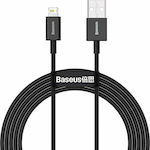 Baseus Superior Series USB-A zu Lightning Kabel Schwarz 1m (CALYS-A01)