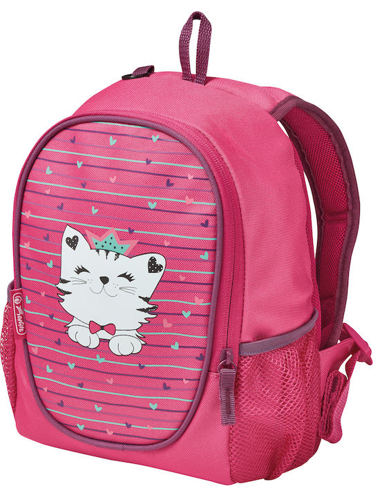 Herlitz Rookie Princess Cat Pink School Bag Backpack Elementary, Elementary in Pink color