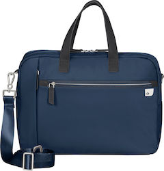 Samsonite Eco Wave Bailhandle 2 Tasche Schulter / Handheld für Laptop 15.6" in Blau Farbe