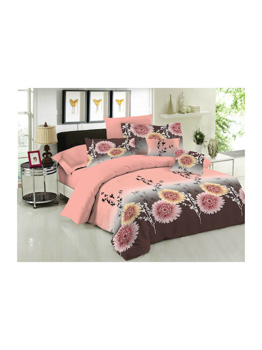 Le Blanc Chrysanthemum Σετ Σεντόνια Μονά 170x27...