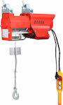 vidaXL Electric Hoist for Weight Load up to 300kg Red