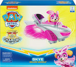 Spin Master Miniature Toy Mighty Pups Charged Up Skye Deluxe Vehicle Paw Patrol Skye Deluxe Vehicle for 3+ Years