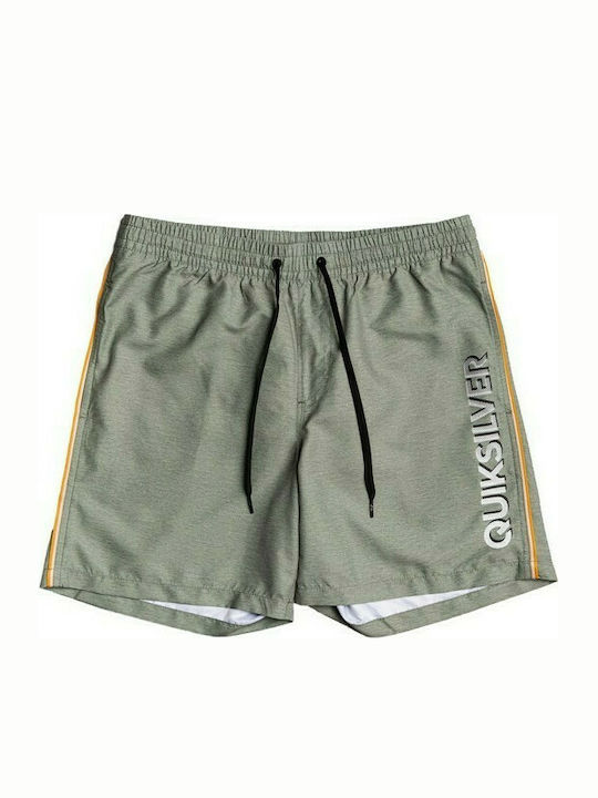 Quiksilver Vert 14 Costum de baie pentru copii Pantaloni scurți de înot Kaki