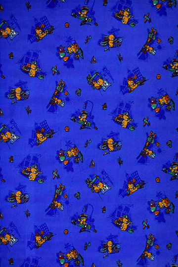 Sprintzio Funny Bear Kinder Teppich Blau 200x250cm Dicke 3mm