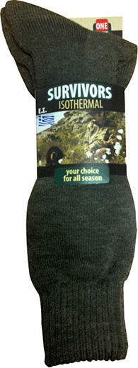 Survivors Lang Isothermisch Jagdsocken Socken in Khaki Farbe