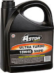 Astor Λάδι Αυτοκινήτου Ultra Turbo SHPD 15W-40 4lt