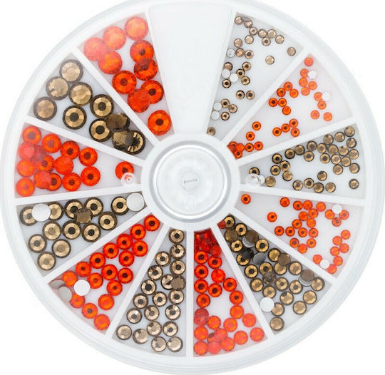 Magnetic Nail Design Στρας για Νύχια σε Διάφορα Χρώματα 270τμχ