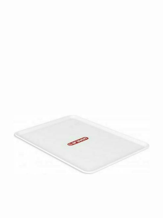 Araven Rectangle Tray of Plastic In White Colour 20x15x12cm 1pcs