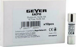 Geyer Safety Cylindrical 10x38mm 10A (EACF10) 1pcs