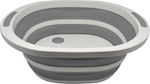 Ankor Folding Round Pot Rectangle 40x14x14.5cm Gray 1pcs