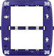 Legrand Living Light Switch Support Base 3+3 Elements with Screws in Blue Color LN4726