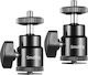 SmallRig 1/4" Camera Hot shoe Mount with Additional 1/4" Screw Κεφαλή - Φωτογραφική 2pcs