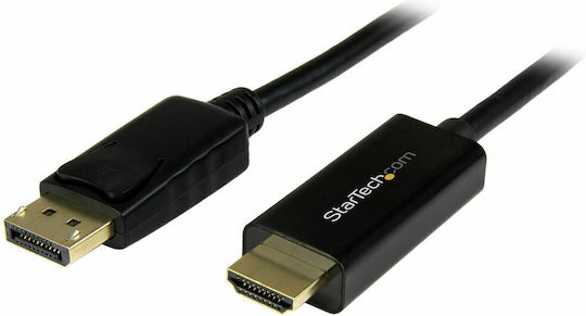 StarTech Cablu DisplayPort - HDMI de sex masculin 2m Negru (DP2HDMM2MB)