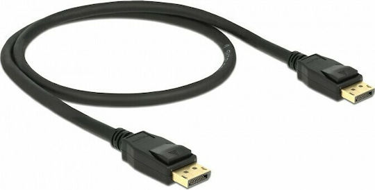 DeLock Cable DisplayPort male - DisplayPort male 0.5m Black (85506)