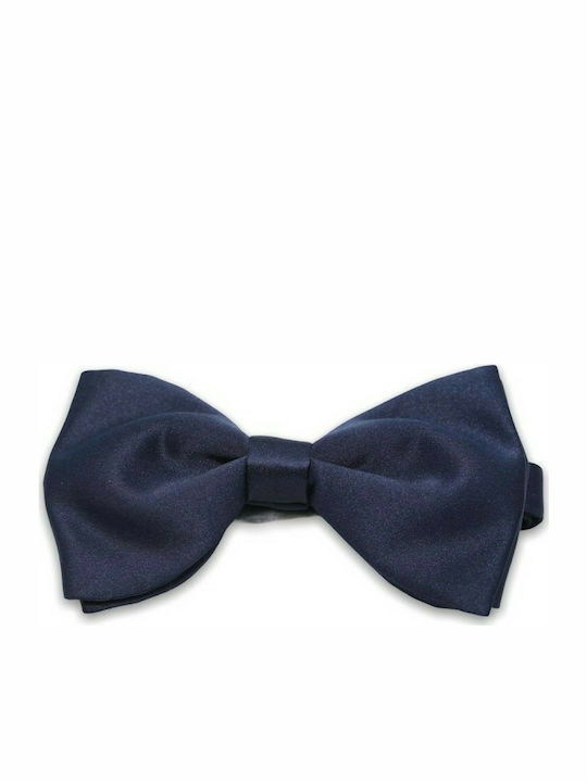 Bow tie Navy Blue Satin Large