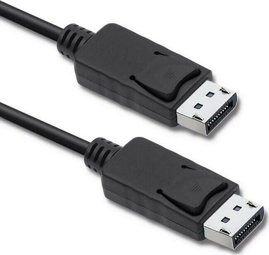 Qoltec Kabel DisplayPort-Stecker - DisplayPort-Stecker 2m Schwarz (50373)