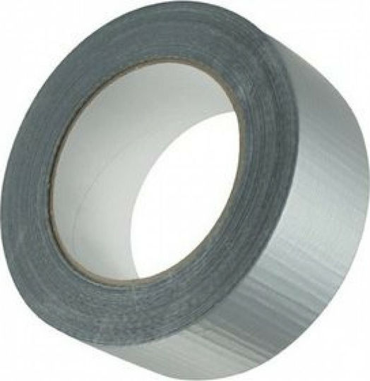 Geko Geko Fabric Adhesive Tape Silver 25m x 50mm