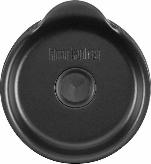 Klean Kanteen Straw Lid Spare Lid for Thermos made of Plastic Black