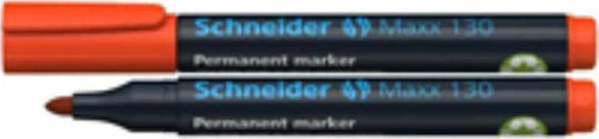 Schneider Maxx 130 Ανεξίτηλος Μαρκαδόρος Πορτοκαλί 3mm
