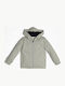 Guess Boys Hooded Sweatshirt with Zipper Gray