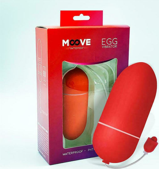 IntoYou Moove Intoyou Egg Vibrator Vibrator Egg Roșu