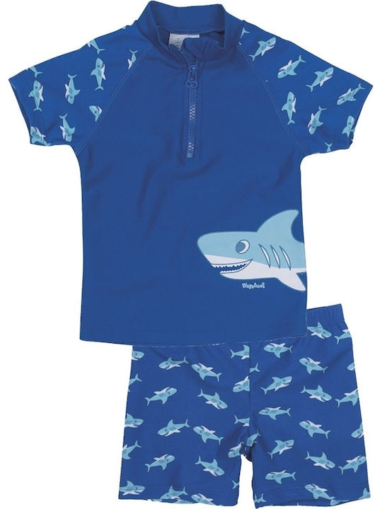 Playshoes Kinder-Badebekleidung Bademoden-Set Sonnenschutz (UV) Blau