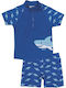 Playshoes Costum de baie pentru copii Set Albastru