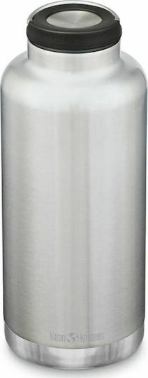 Klean Kanteen TKWide Ποτήρι Θερμός Ανοξείδωτο BPA Free 1.9lt Ασημί
