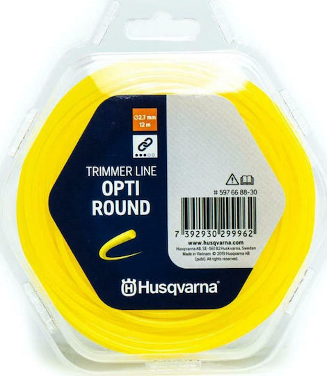 Husqvarna Opti Round Round Brush Cutter Trimmer Line 2.7mm 70m 597 66 88-31