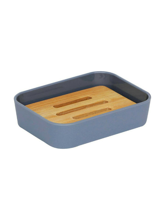 Eurocasa 6120 Plastic Soap Dish Countertop Multicolour Grey