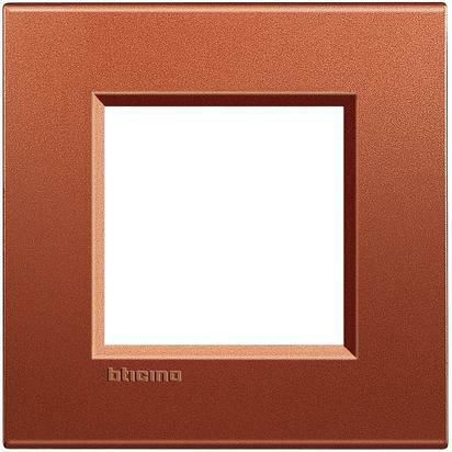Legrand Bticino Living Light Πλαίσιο Διακόπτη 1 Θέσης Κάθετης Τοποθέτησης 2 Στοιχείων σε Κόκκινο Χρώμα LNA4802RK