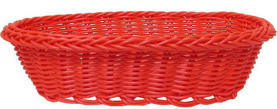 Art et Lumiere Καλάθι Ψωμιού από Rattan Κόκκινο 21x17x7cm Art et Lumiere Καλάθι Ψωμιού από Rattan Κόκκινο 21x17x7cm
