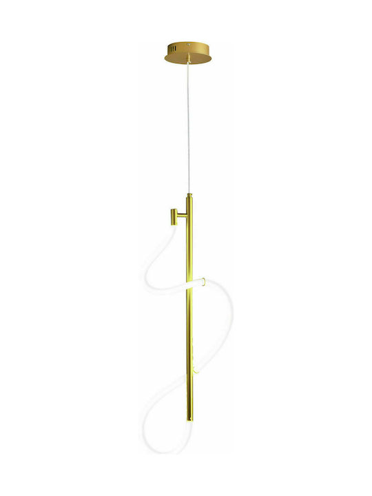 Viokef Annete Pendant Lamp with Built-in LED Gold