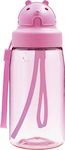 Laken Kids Plastic Water Bottle Pink 450ml