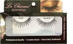 La Charme Self-Adhesive False Eyelashes 505 Black