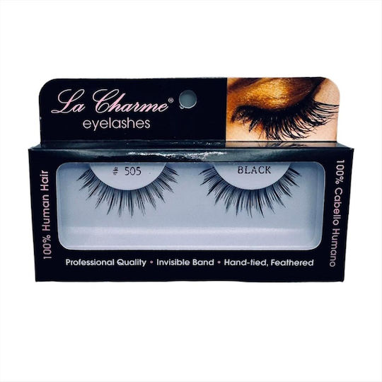 La Charme Selbstklebende Wimpern 505 Schwarze