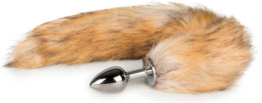 Easytoys Fox Tail Plug No 1 Анална тапа Silver
