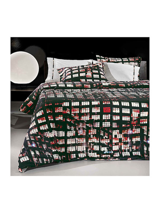 Guy Laroche Duvet Cover Cotton Queen 240x260 Estate Black / Red
