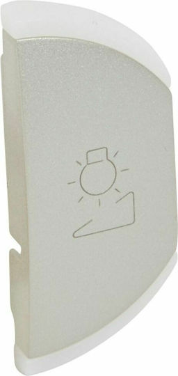 Legrand Celiane Dimmer-Schalterplatte 1 Rechtes Element in Silber Farbe 068478