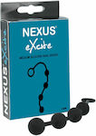 Nexus Excite Medium Silicone Anal Beads Anal Perlen Mittel Schwarz 11cm