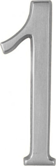 Zogometal 930 Sign with Number in Silver Color Nickel Matt 12cm 930