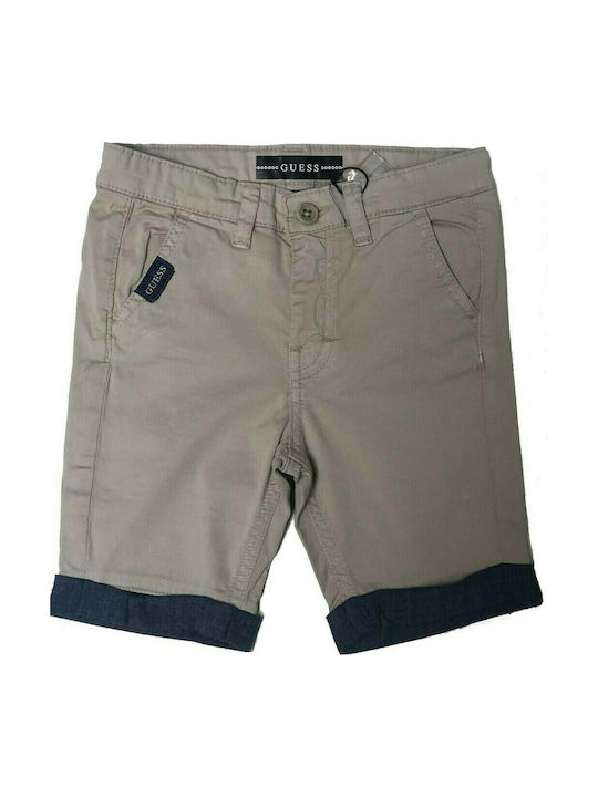 Guess Kinder Shorts/Bermudas Stoff Βερμούδα Beige