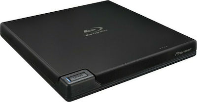 Pioneer BDR-XD07TUHD Εξωτερικός Οδηγός Εγγραφής/Ανάγνωσης Blu-Ray/DVD/CD για Laptop / Desktop Μαύρο